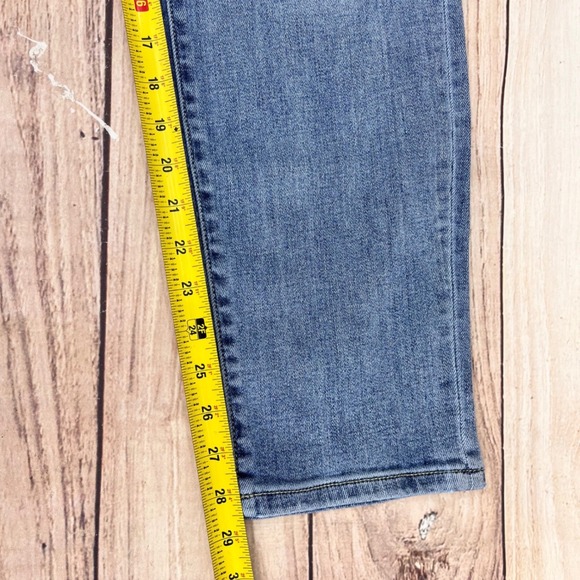 Judy Blue Boyfriend Fit Jeans Medium Wash Blue Denim Womens 9/29 Stretch MidRise - Picture 9 of 9
